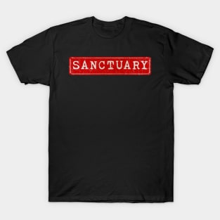 vintage retro plate Sanctuary T-Shirt